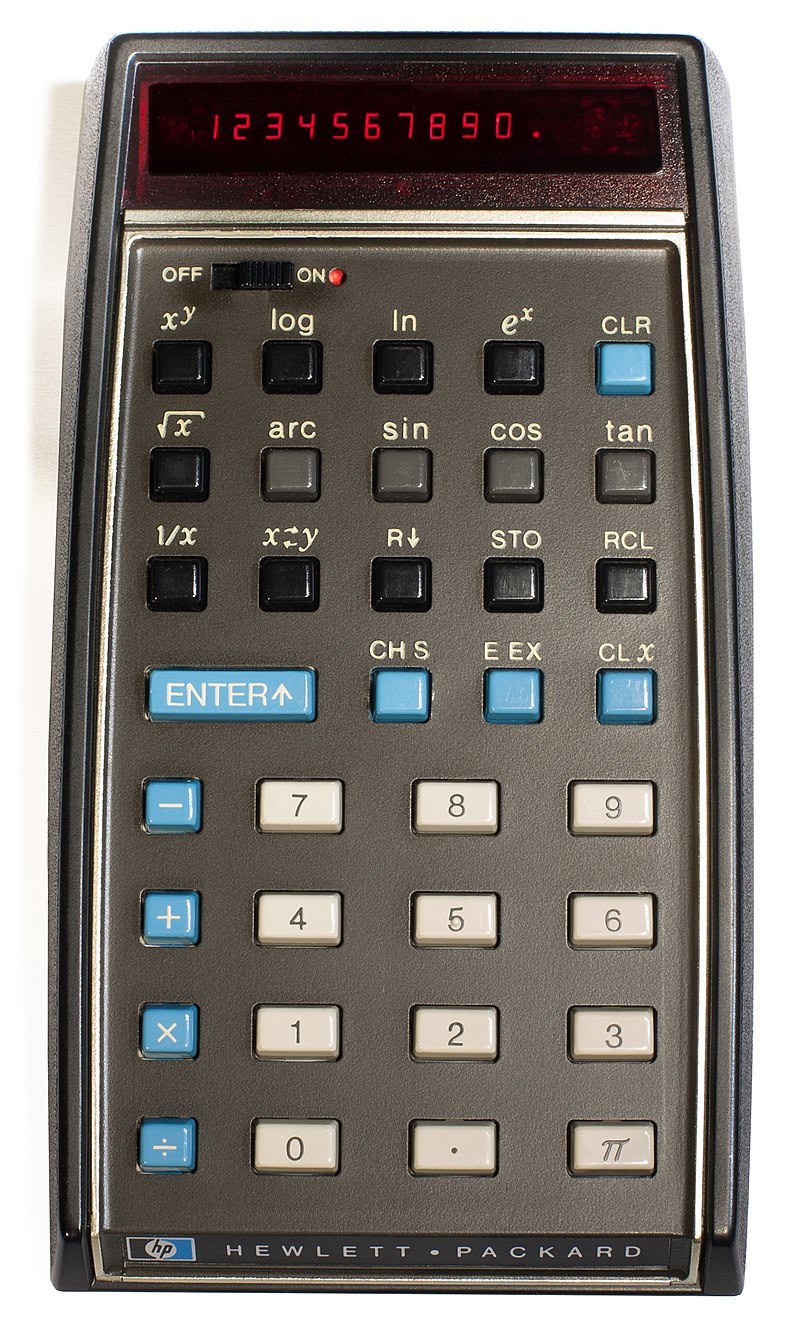 Hewlett Packard HP35c Calculator 1972
