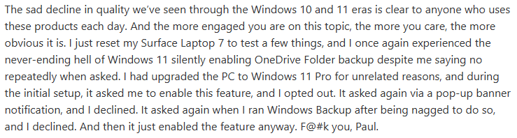 Review of Windows 11 by Paul Thurrott