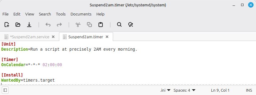 fsmith Linux Timer body